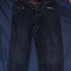 Arizona jean company pants dark blue straight pants and size is 18 regular